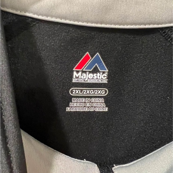 Majestic Chicago White Sox Full Zip mens jacket size XXL - Picture 4 of 6